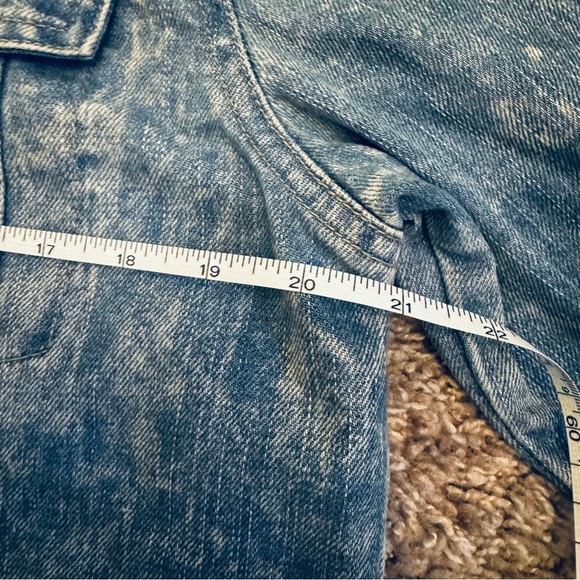 Ellison Women’s 90s Blue Acid Wash Denim Jacket – Size Medium - Picture 7 of 13